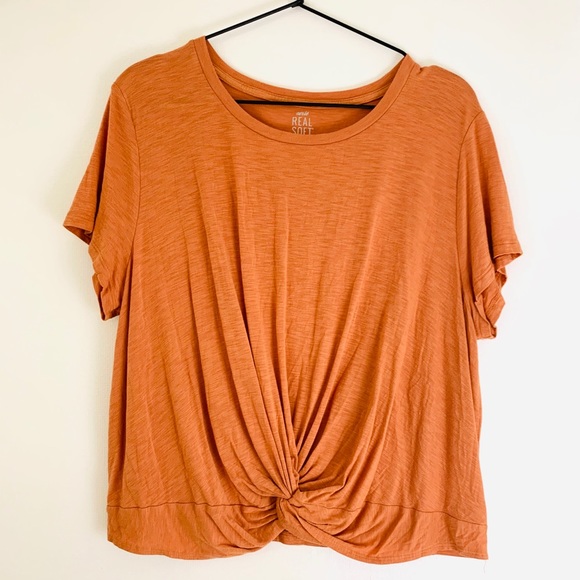 aerie Tops - Aerie Gathered Front Detail Soft Shirt in Size XL